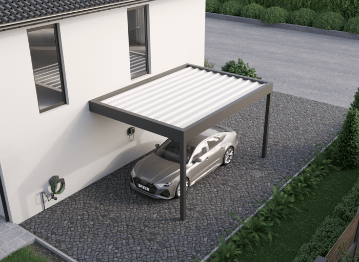 Flachdach mit Trapezblech